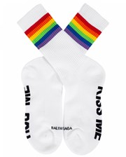 Balenciaga Rainbow Socks White 199883